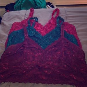 Size 2 Torrid Bralette Lot